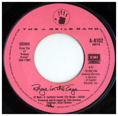 J. GEILS BAND - CENTERFOLD | 7" SINGLE VINILO USADO
