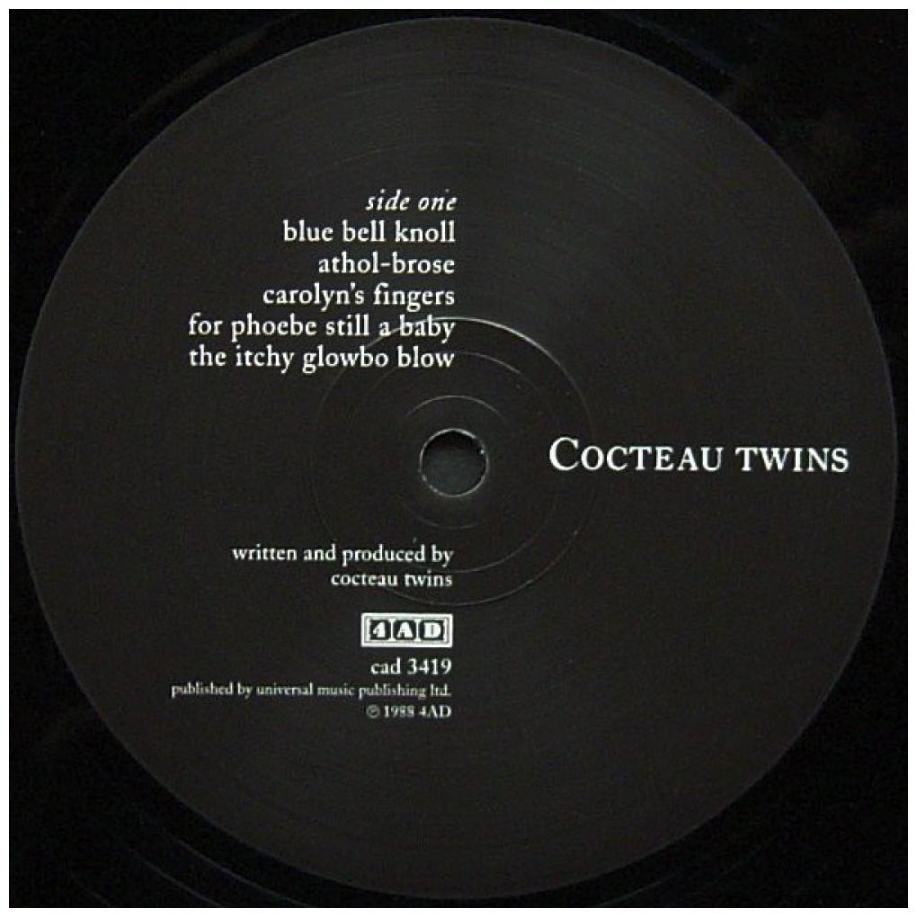 COCTAEU TWINS - BLUE BELL KNOLL | VINILO