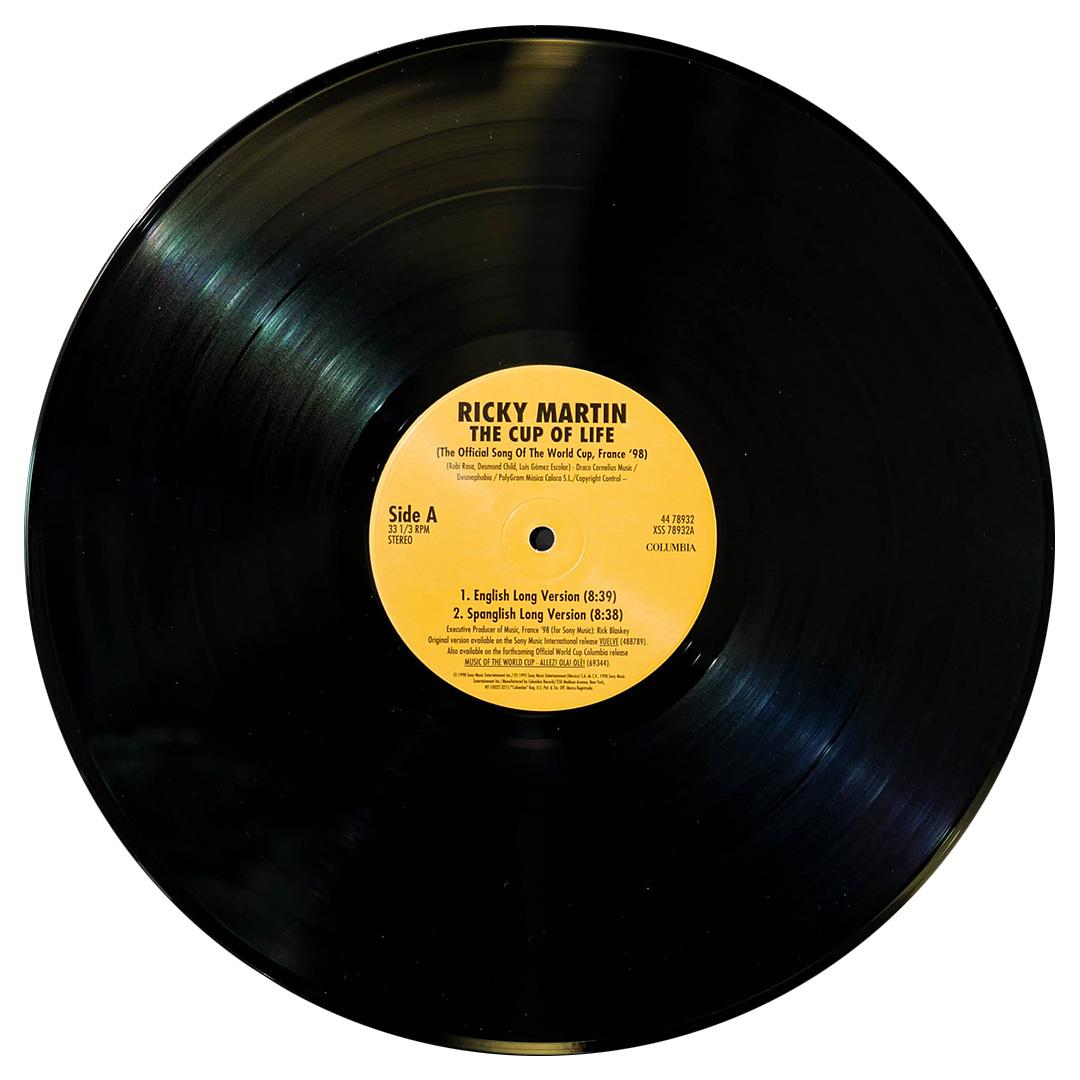 RICKY MARTIN  - THE CUP OF LIFE | 12" MAXI SINGLE USADO