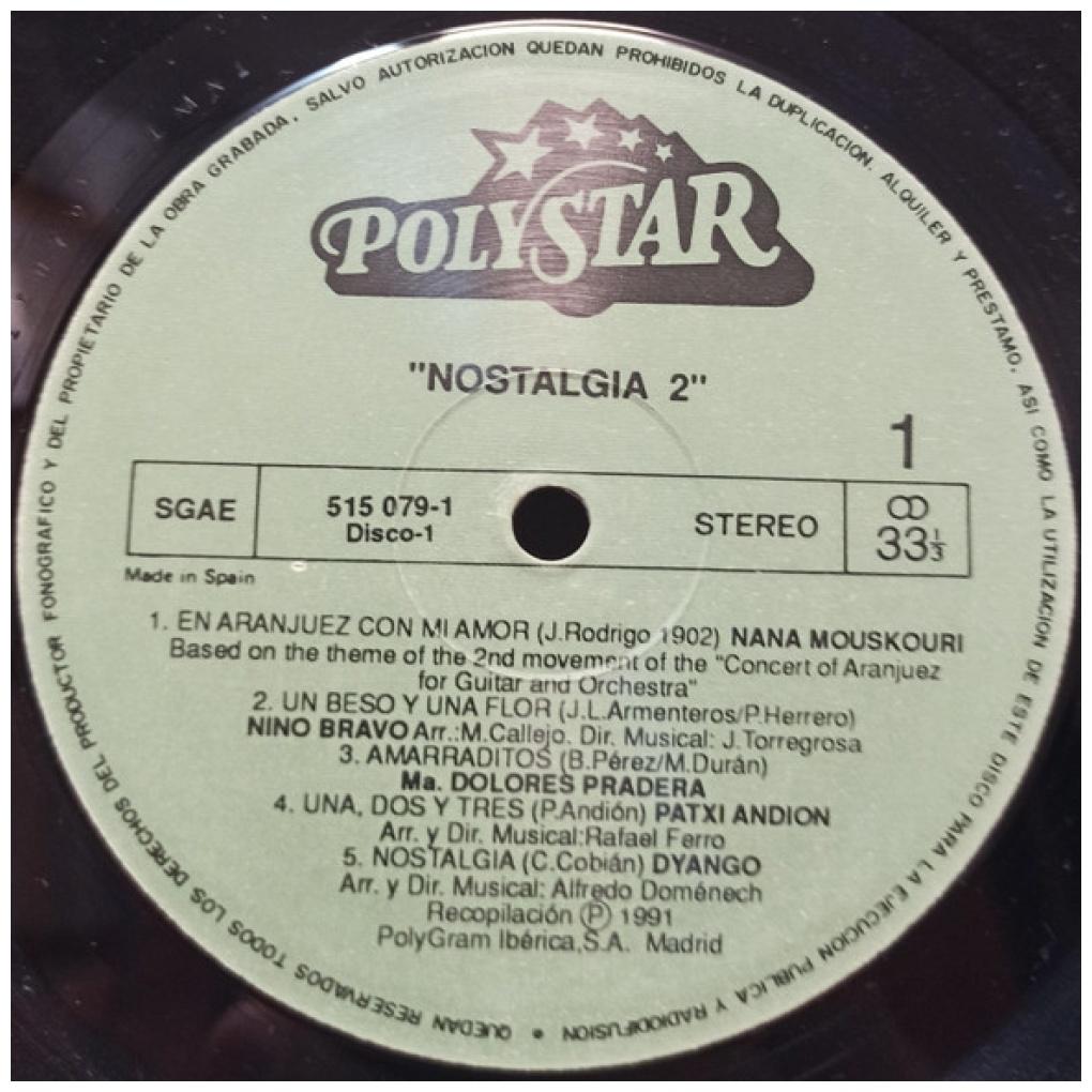 NOSTALGIA 2 - 20 CANCIONES INOLVIDABLES-VARIOUS ARTIST (2LP) | VINILO USADO