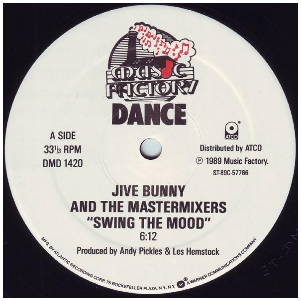 JIVE BUNNY AND THE MASTERMIXERS - SWING THE MOOD | 12'' MAXI SINGLE USADO
