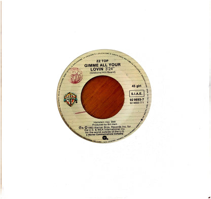 ZZ TOP - GIMME AL YOUR LOVING | 7" SINGLE VINILO USADO