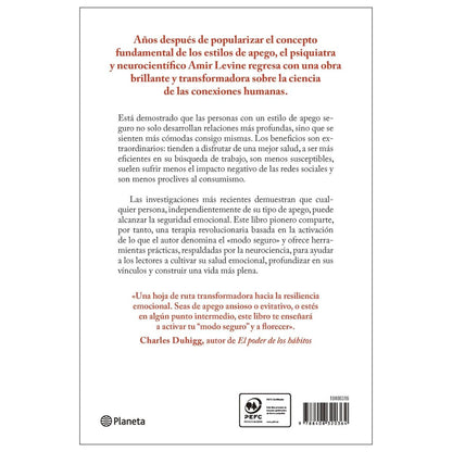SEGURIDAD EMOCIONAL (TAPA RÚSTICA) - AMIR LEVINE | LIBRO