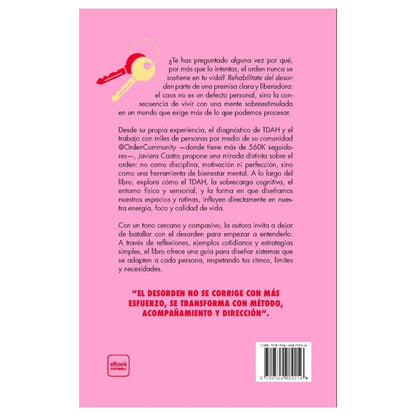 REHABILÍTATE DEL DESORDEN (TAPA RÚSTICA) - JAVIERA CASTRO | LIBRO