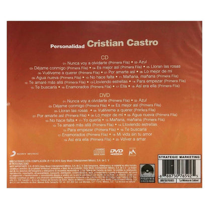 CRISTIAN CASTRO - PERSONALIDAD GRANDES EXITOS (CD+DVD) | CD