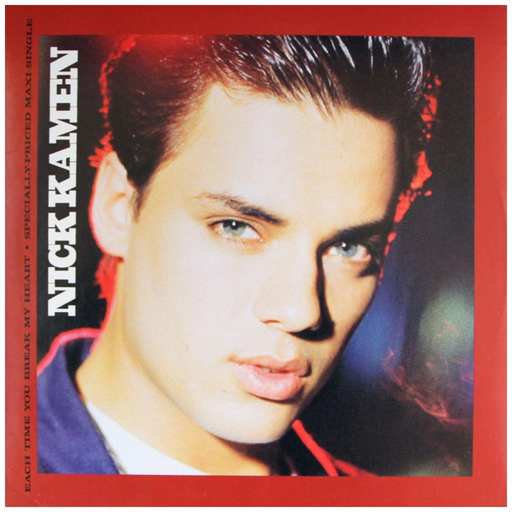NICK KAMEN - EACH TIME YOU BREAK MY HEART | 12" MAXI SINGLE VINILO USADO
