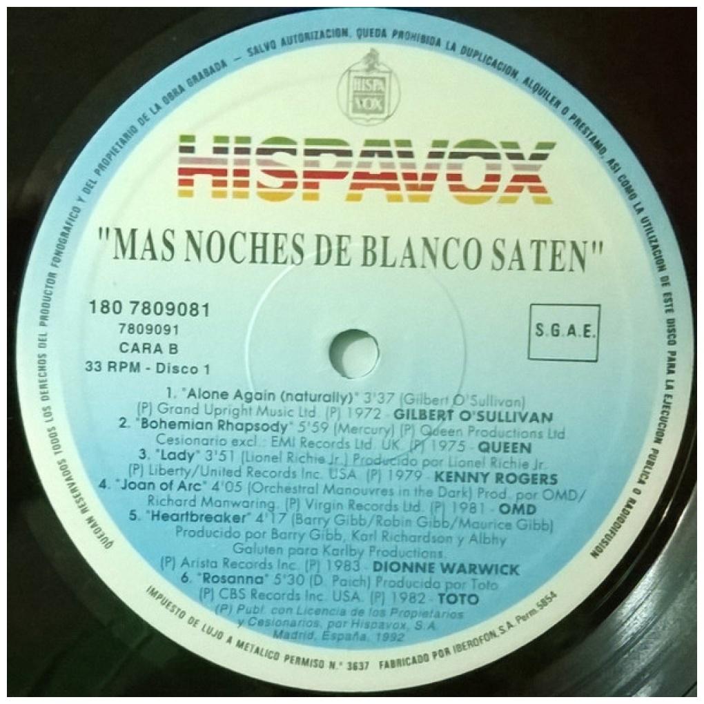 MAS NOCHES DE BLANCO SATÉN - LAS 24 MEJORES BALADAS DE SIEMPRE - VARIOS ARTISTAS (2LP) | VINILO USADO