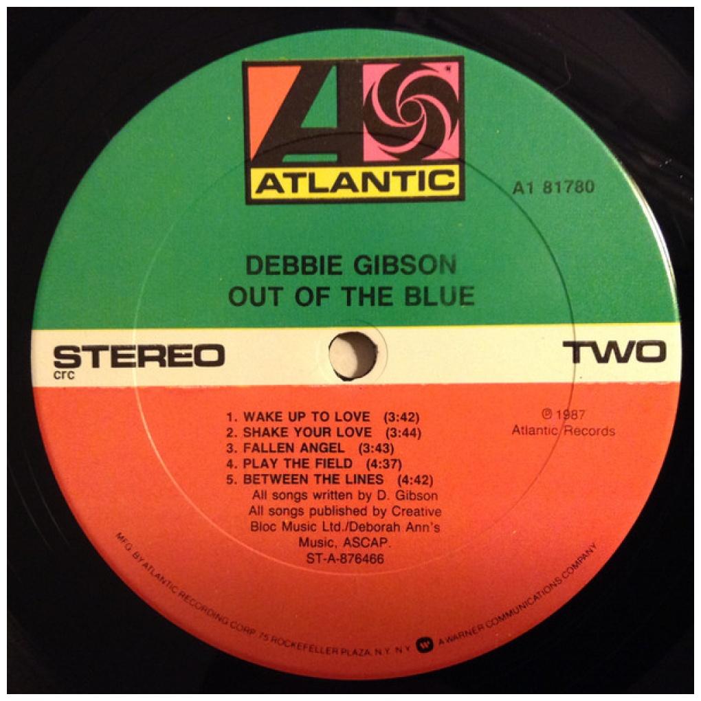 DEBBIE GIBSON - OUT OF THE BLUE | VINILO USADO