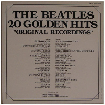 BEATLES - 20 GOLDEN HITS (MADE IN FRANCE) | VINILO USADO
