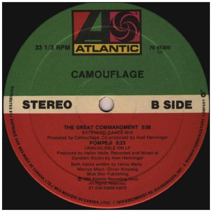 CAMOUFLAGE - THE GREAT COMMANDMENT | 12'' MAXI SINGLE USADO