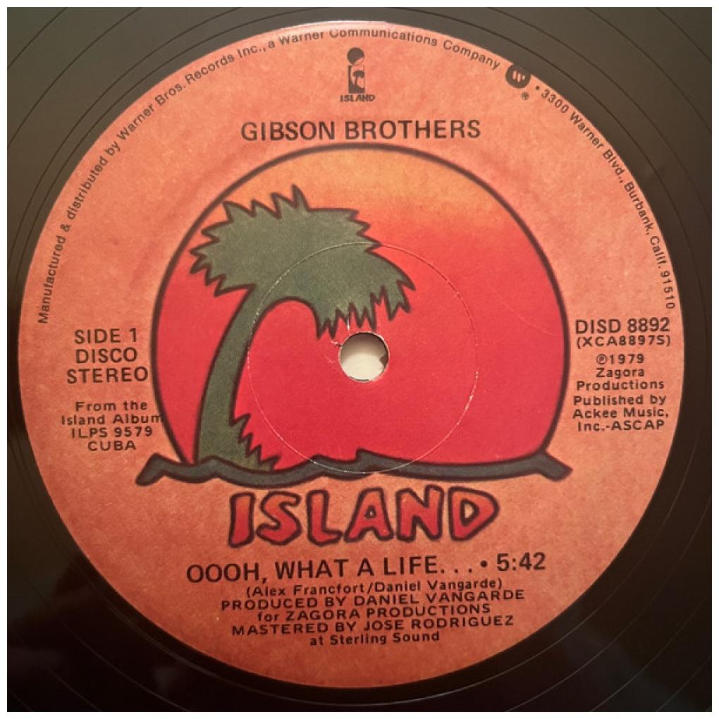 GIBSON BROTHERS - OOOK, WHAT A LIFE | 12'' MAXI SINGLE USADO