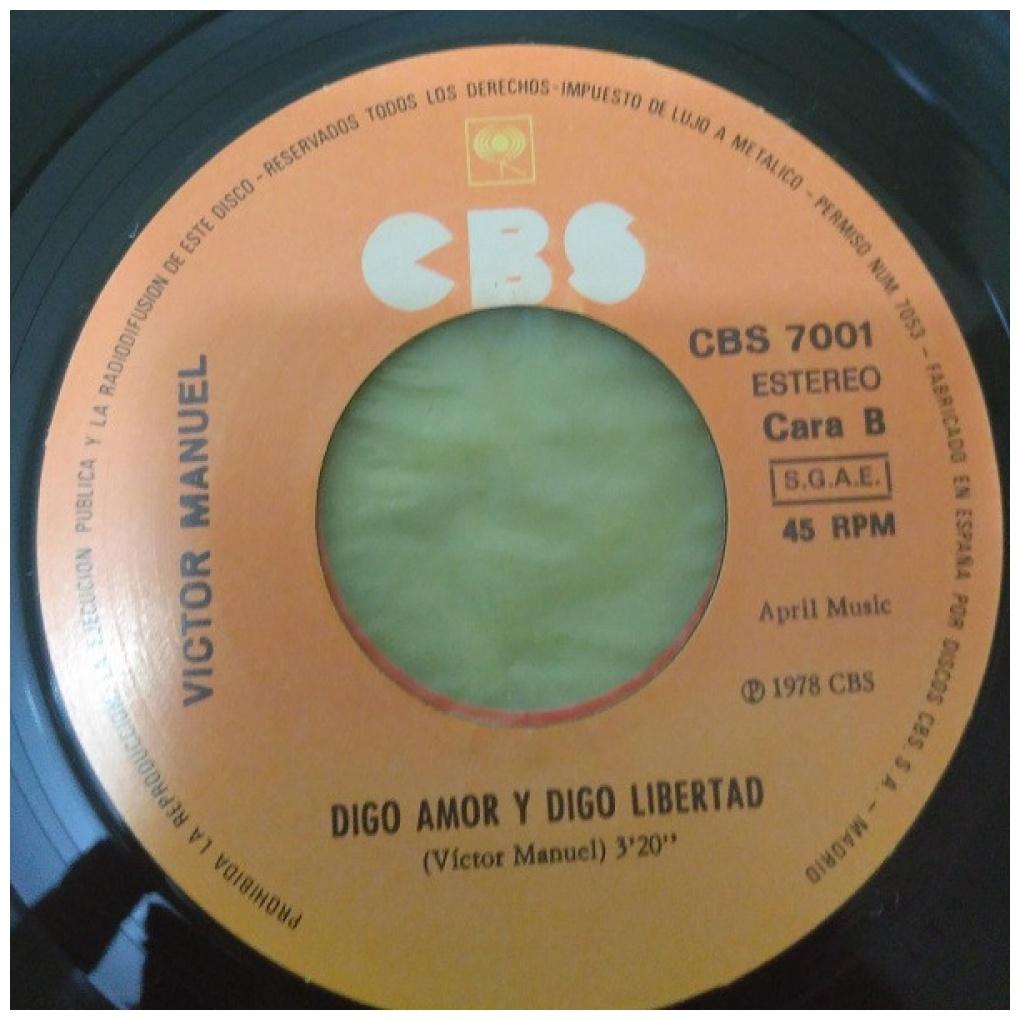 VICTOR MANUEL - SOLO PIENSO EN TI | 7" SINGLE USADO
