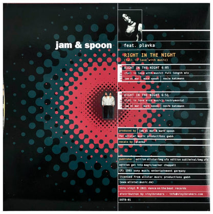 JAM & SPOON - RIGHT IN THE NIGHT (YELLOW VINYL) | 12" MAXI SINGLE VINILO