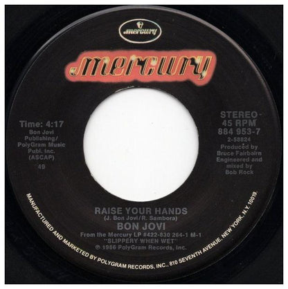 BON JOVI - YOU GIVE LOVE A BAD NAME | 7" SINGLE USADO