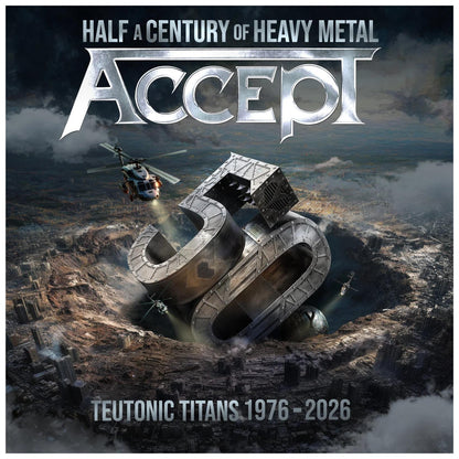 (PREVENTA) ACCEPT- TEUTONIC TITANS 1976-2026 (2LP) (LIMITED EDITION) (TURQUOISE VINYL) | VINILO