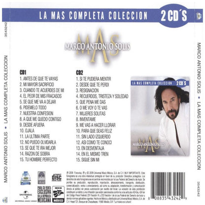 MARCO ANTONIO SOLIS - LA MAS COMPLETA COLECCION (2CD) | CD