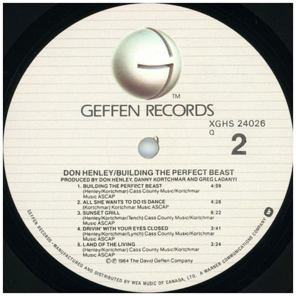 DON HENLEY - BUILDING THE PERFECT BEAST | 7" SINGLE USADO