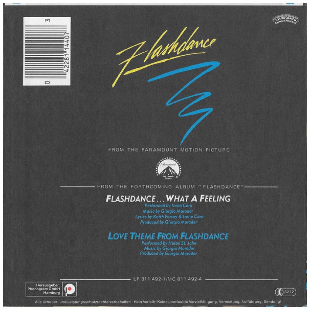IRENE CARA - FLASHDANCE...WHAT A FEELING | 7" SINGLE USADO