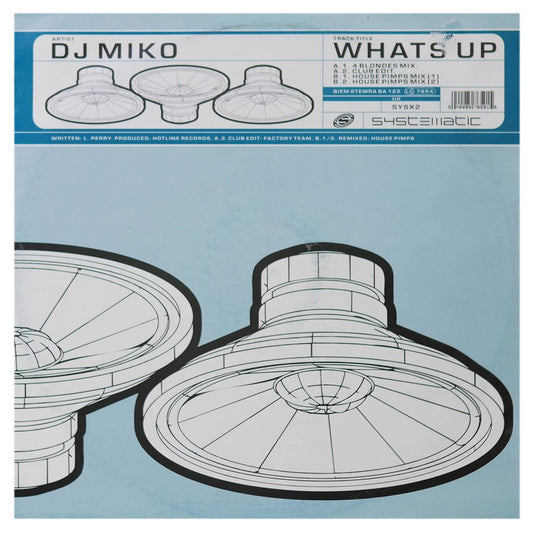 DJ MIKO - WHATS UP | 12" MAXI SINGLE USADO