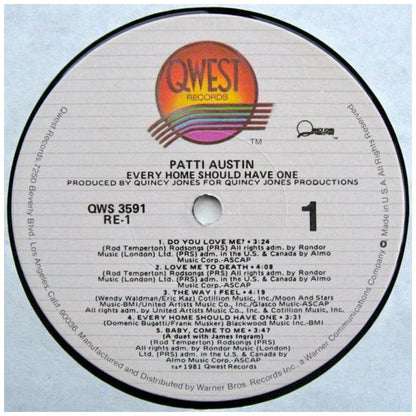 PATTY AUSTIN - EVERY HOME SHOULD HAVE ONE | VINILO USADO
