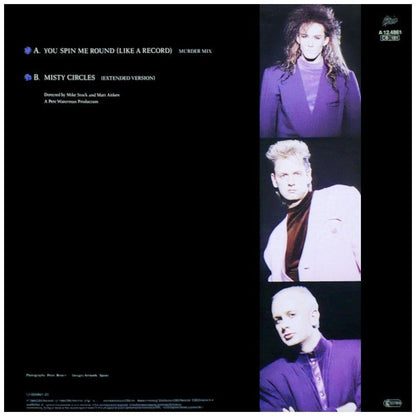 DEAD OR ALIVE - YOU SPIN ME ROUND (LIKE A RECORD) | 12'' MAXI SINGLE USADO
