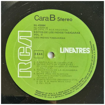 LOS INDIOS TABAJARAS - LOS EXITOS DE LOS INDIOS TABAJARAS VOL. II | VINILO USADO