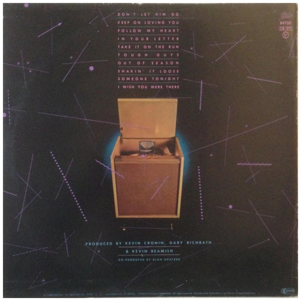 R.E.O. SPEEDWAGON - HI-INFIDELITY | VINILO USADO