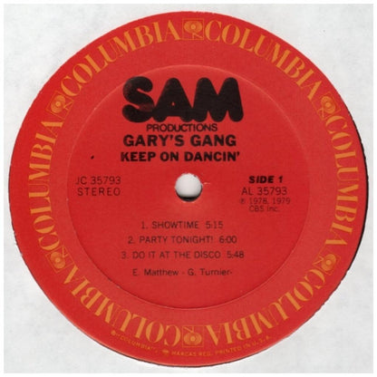 GARY'S GANG - KEEP ON DANCING | VINILO USADO