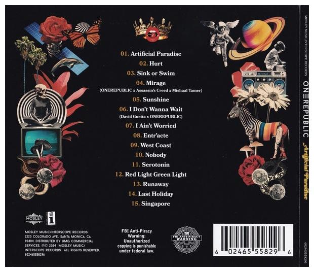 ONEREPUBLIC - ARTIFICIAL PARADISE (DIGIPACK) | CD