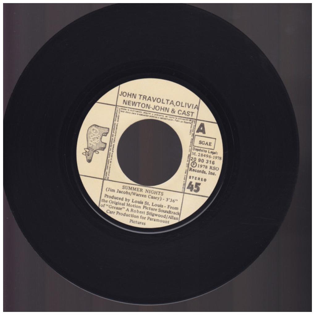 OLIVIA NEWTON JOHN & JOHN TRAVOLTA - GREASE | 7" SINGLE USADO