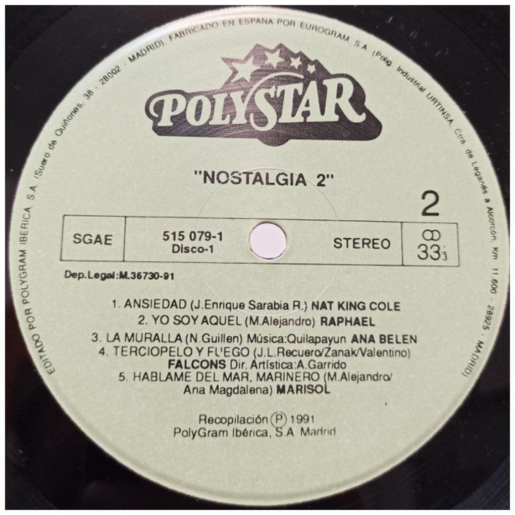 NOSTALGIA 2 - 20 CANCIONES INOLVIDABLES-VARIOUS ARTIST (2LP) | VINILO USADO