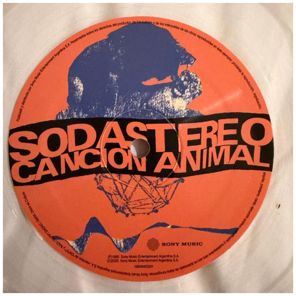 SODA STEREO - CANCION ANIMAL (CLEAR VINYL) | VINILO