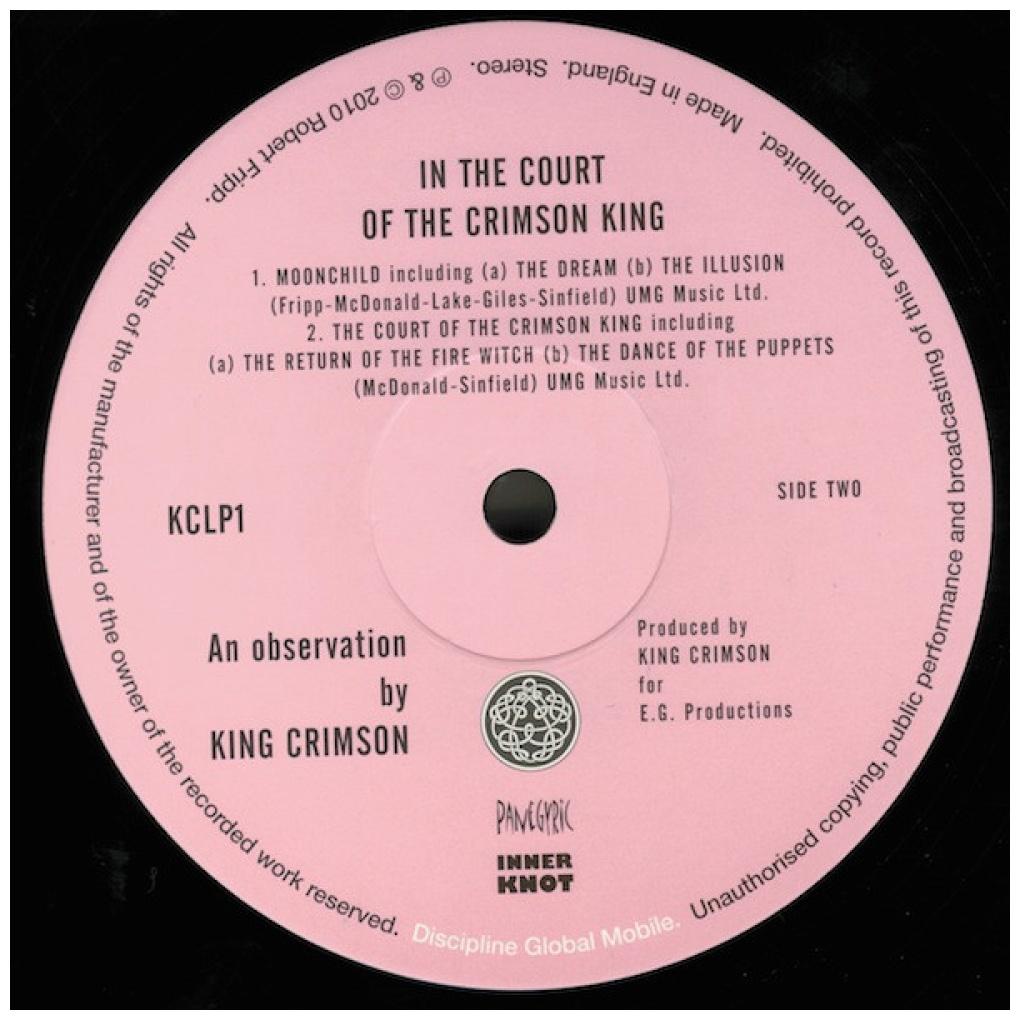 KING CRIMSON - IN THE COURT OF THE CRIMSON KING (200 GRAM SUPER HEAVYWEIGHT VINYL) | VINILO