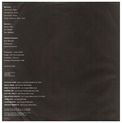 JOHN COUGAR - AMERICAN FOOL | VINILO USADO