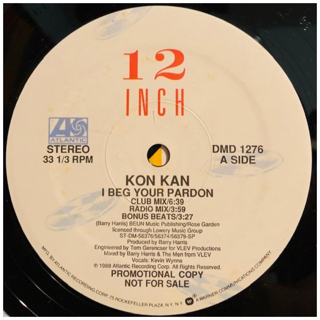 KON KAN - I BEG YOUR PARDON | 12'' MAXI SINGLE USADO