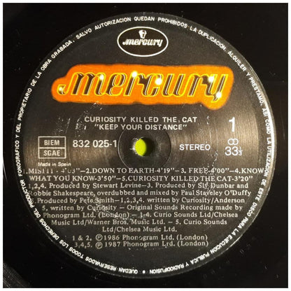 CURIOSITY KILLED THE CAT - KEEP YPUR DISTANCE | VINILO USADO