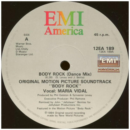 MARIA VIDAL - BODY ROCK | 12'' MAXI SINGLE USADO