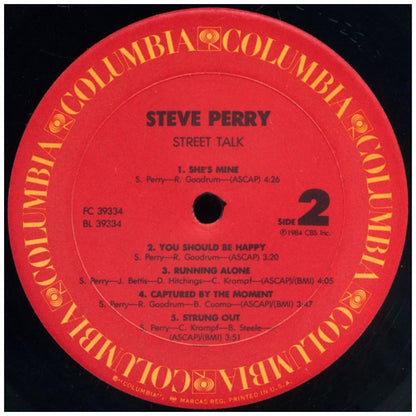 STEVE PERRY - STREET TALK | VINILO USADO