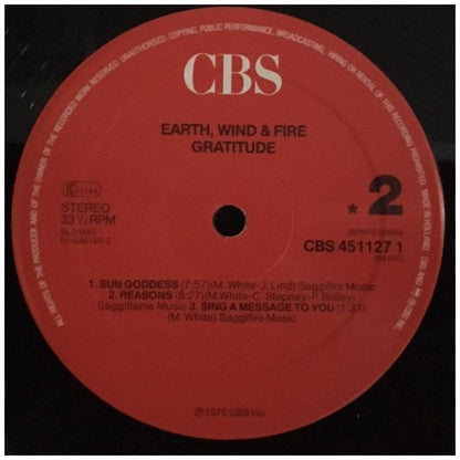 EARTH, WIND & FIRE - GRATITUDE (2LP) | VINILO USADO