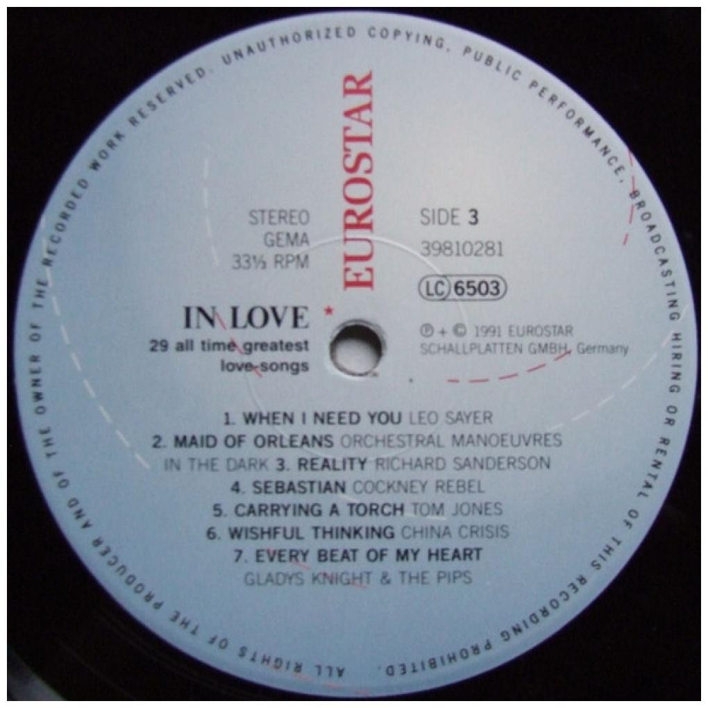 IN LOVE - 29 ALL TIME GREATEST LOVE SONGS (2LP) | VINILO USADO