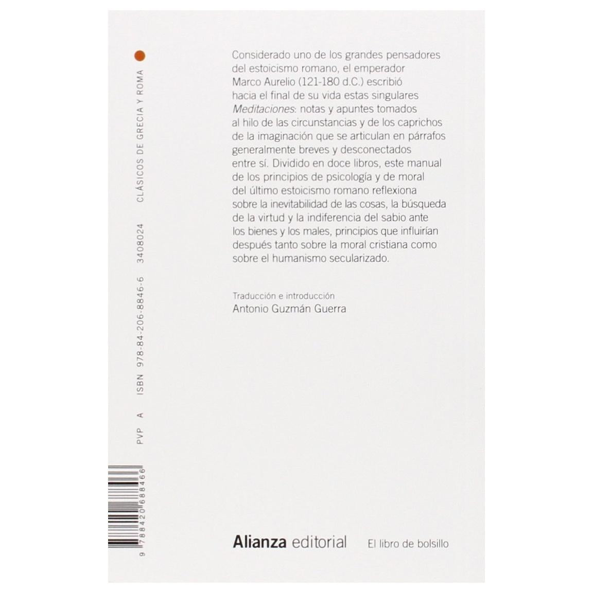 MEDITACIONES (TAPA BLANDA) - MARCO AURELIO | LIBRO