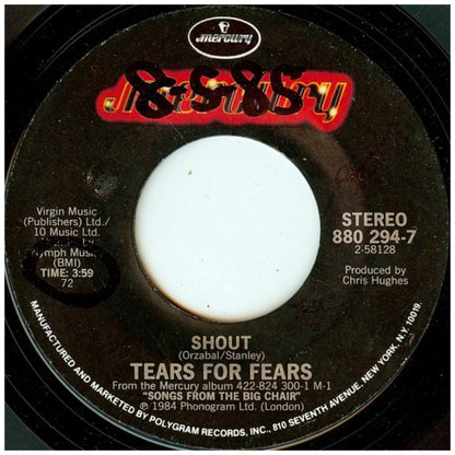 TEARS FOR FEARS - SHOUT | 7" SINGLE USADO