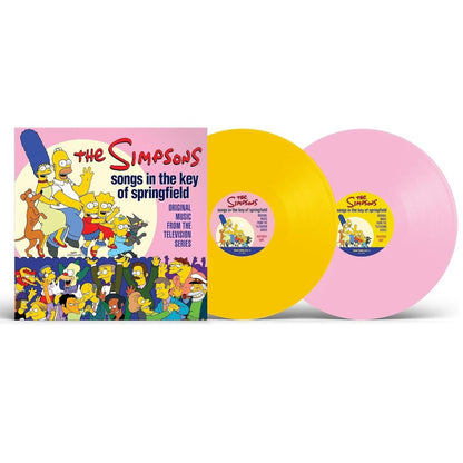 (PREVENTA) THE SIMPSONS - SONGS IN THE KEY OF SPRINGFIELD (ORIGINAL MUSIC TELEVISION SERIES) (2LP) (YELLOW/PINK VINYL)   | VINILO