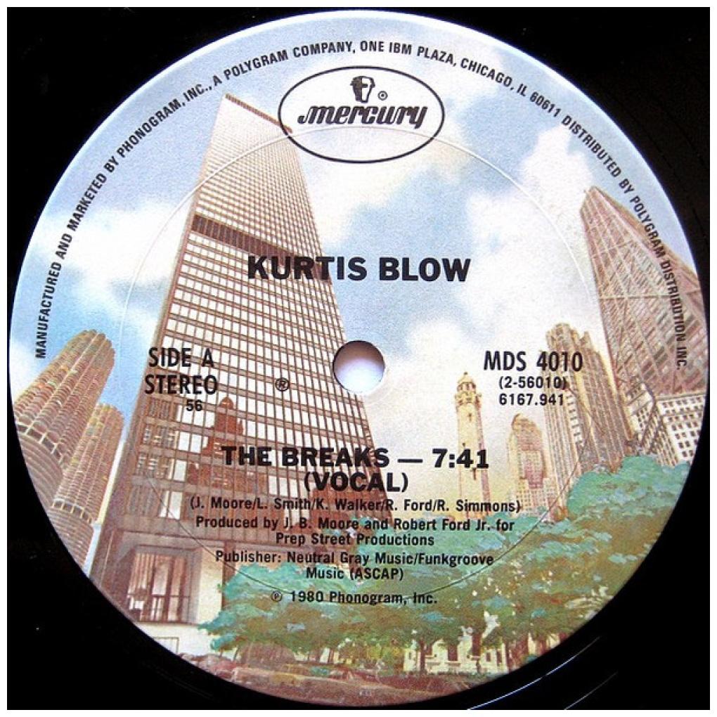 KURTIS BLOW - THE BREAKS | 12'' MAXI SINGLE USADO