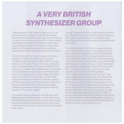 HUMAN LEAGUE - ANTHOLOGY A VERY BRITISH SYNTHESIZER (2CD) | CD