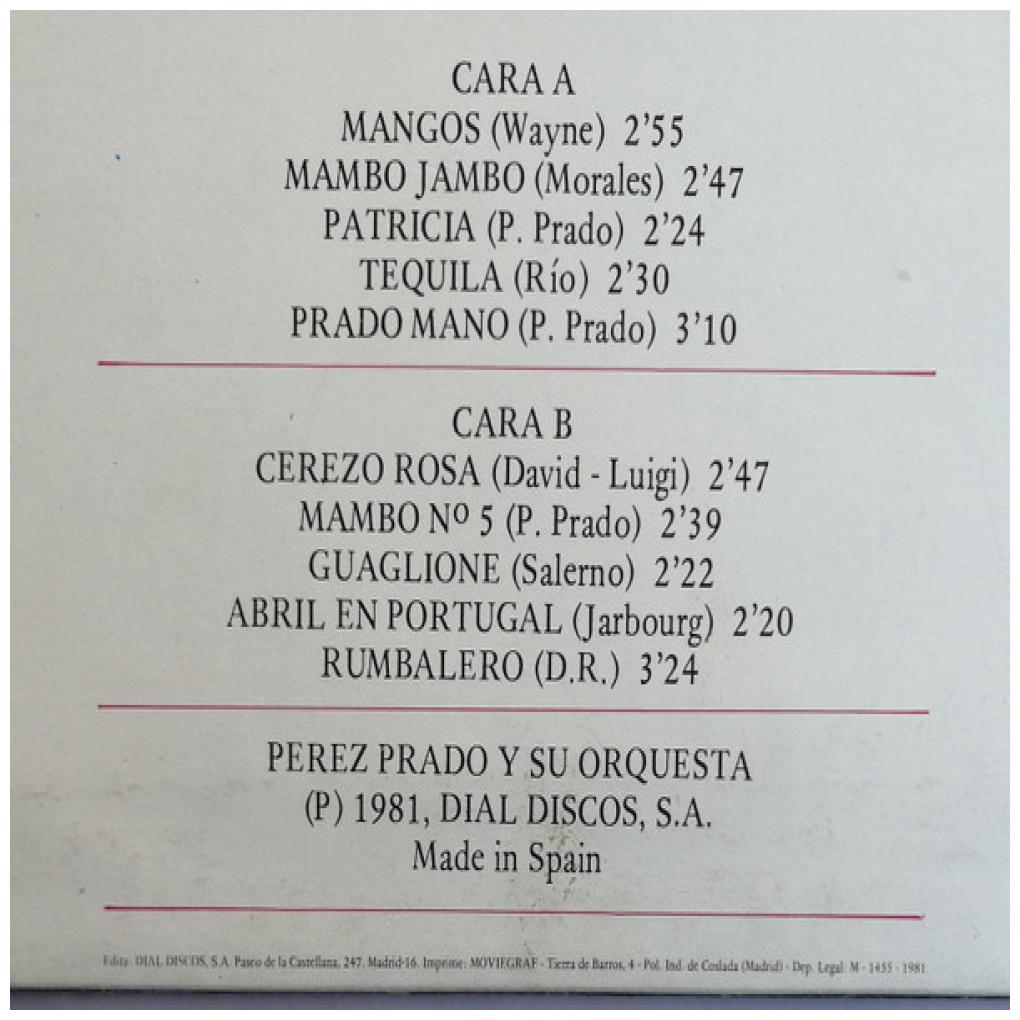 PEREZ PRADO - PEREZ PRADO Y SU ORQUESTA | VINILO USADO