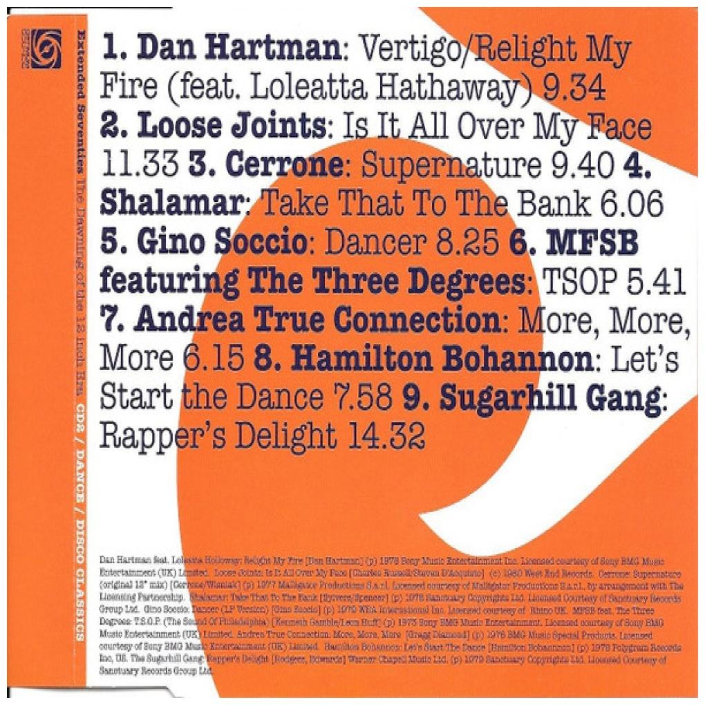 EXTENDED SEVENTIES - THE DAWNING OF THE 12 INCH ERA (3CD-BOXSET) | CD