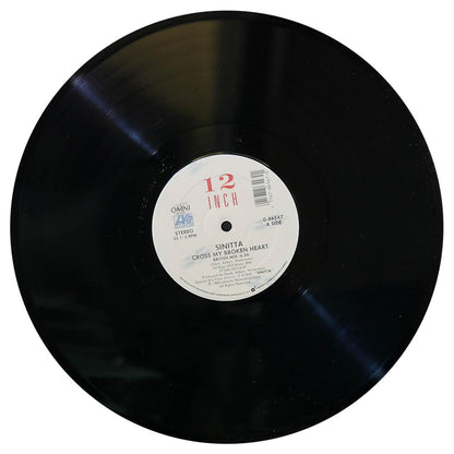 SINITTA - CROSS MY BROKEN HEART | 12" MAXI SINGLE USADO
