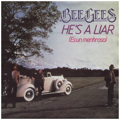 BEE GEES - HE'S A LIAR | 7" SINGLE USADO