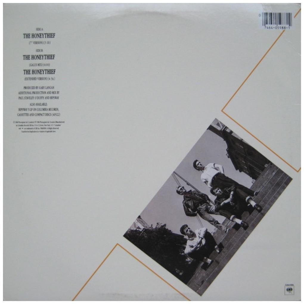 HIPSWAY - THE HONEYTHIEF (PROMO COPY) | 12'' MAXI SINGLE USADO